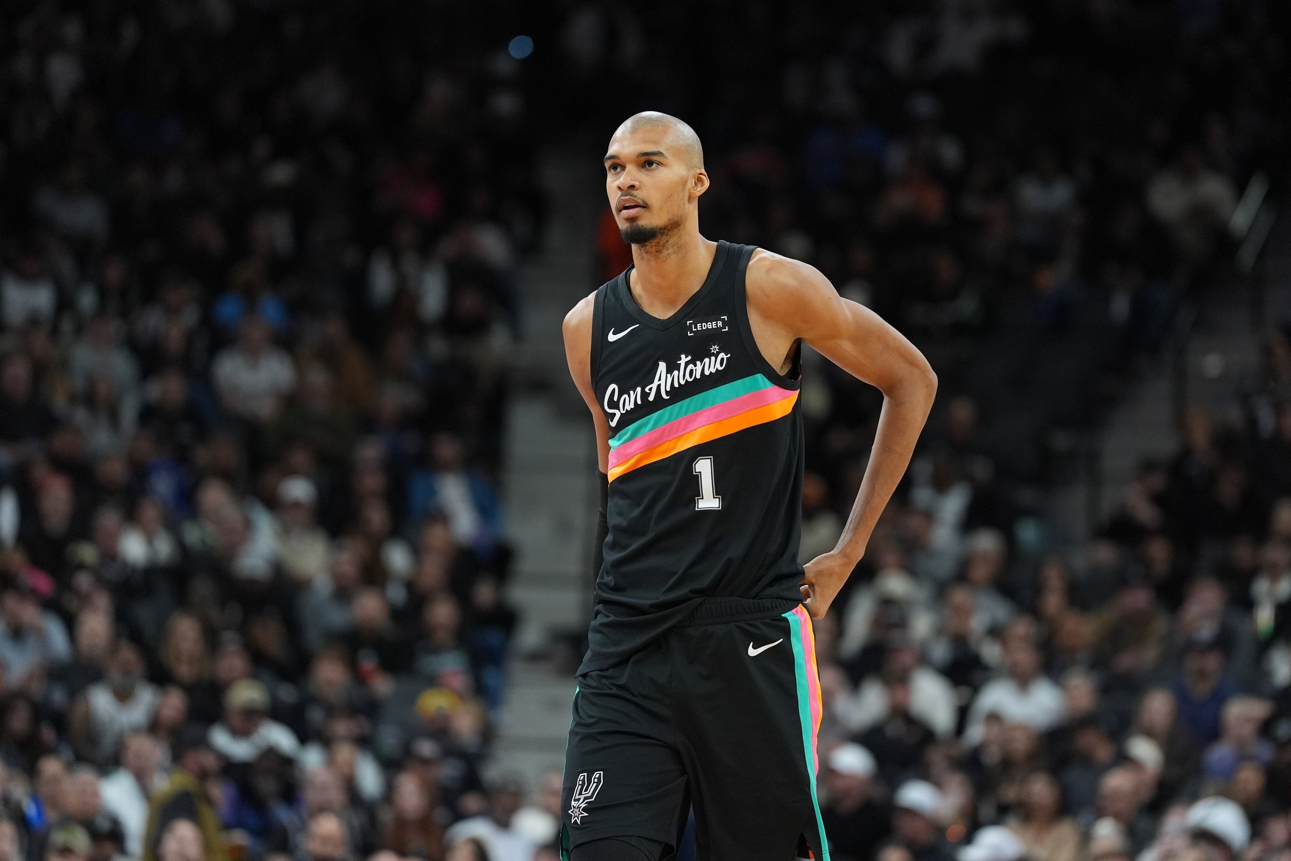 世界杯官方直播软件下载-越来越稳！文班亚马过去9场场均25分9板2盖帽 真实命中率64.1%